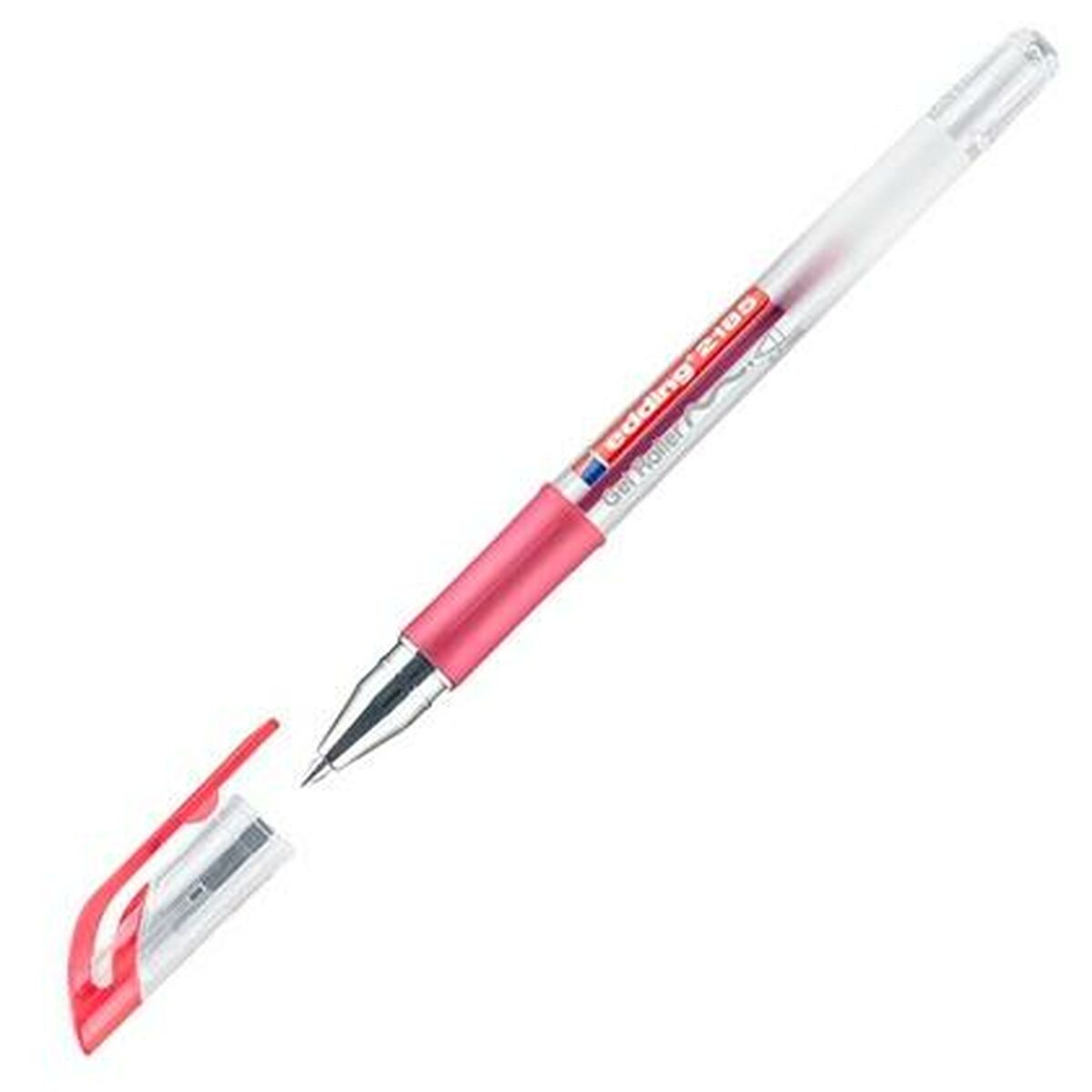 Penna Roller Edding 2185 Röd 0,7 mm (10 antal)-Kontor och Kontorsmaterial, Kulspetspennor, pennor och skrivverktyg-Edding-peaceofhome.se