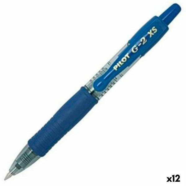 Penna Roller Pilot G-2 XS Indragbar Blå 0,4 mm (12 antal)-Kontor och Kontorsmaterial, Kulspetspennor, pennor och skrivverktyg-Pilot-peaceofhome.se