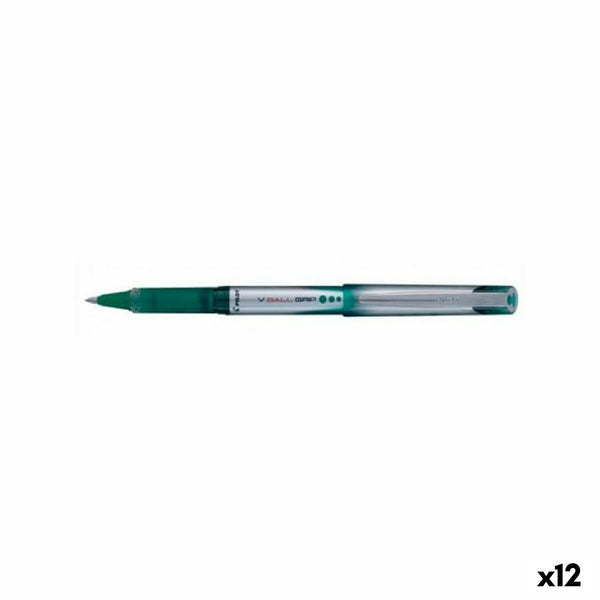 Penna Roller Pilot V Ball Grip Grön 0,5 mm (12 antal)-Kontor och Kontorsmaterial, Kulspetspennor, pennor och skrivverktyg-Pilot-peaceofhome.se