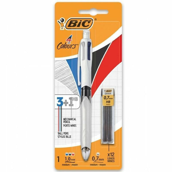 Penna för flytande bläck Bic 4 Colours 942103 Blå-Kontor och Kontorsmaterial, Kulspetspennor, pennor och skrivverktyg-Bic-peaceofhome.se