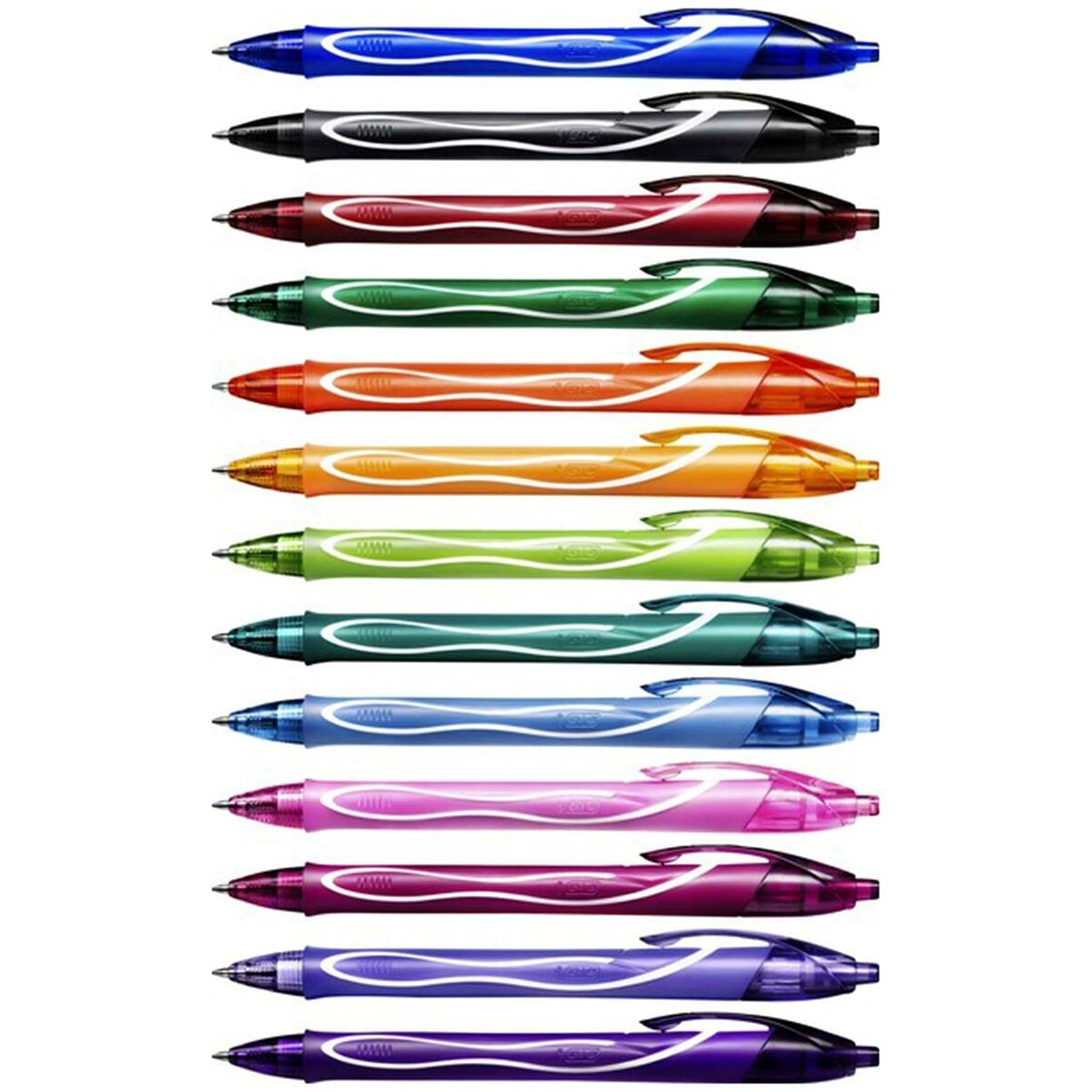 Penna för flytande bläck Bic 964785 1 mm Multicolour (48 antal)-Kontor och Kontorsmaterial, Kulspetspennor, pennor och skrivverktyg-Bic-peaceofhome.se
