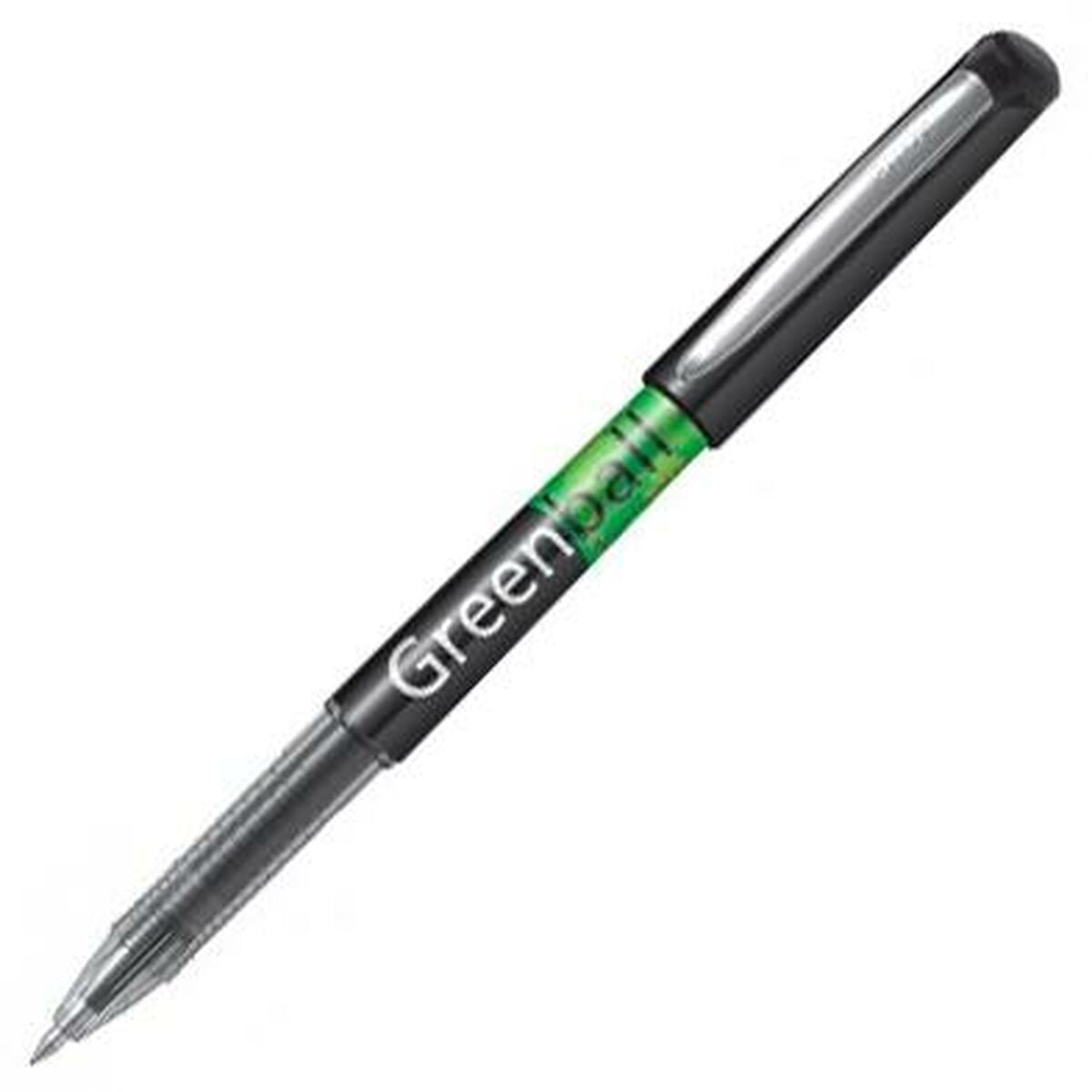 Penna för flytande bläck Pilot Green-Ball Svart 0,35 mm (10 antal)-Kontor och Kontorsmaterial, Kulspetspennor, pennor och skrivverktyg-Pilot-peaceofhome.se