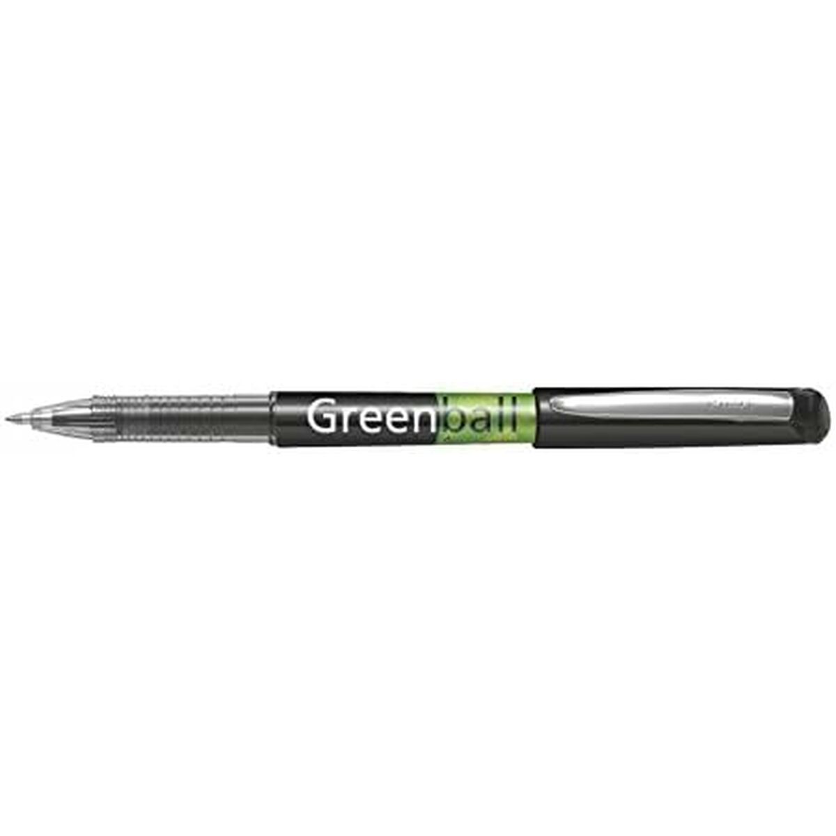 Penna för flytande bläck Pilot Green-Ball Svart 0,35 mm (10 antal)-Kontor och Kontorsmaterial, Kulspetspennor, pennor och skrivverktyg-Pilot-peaceofhome.se