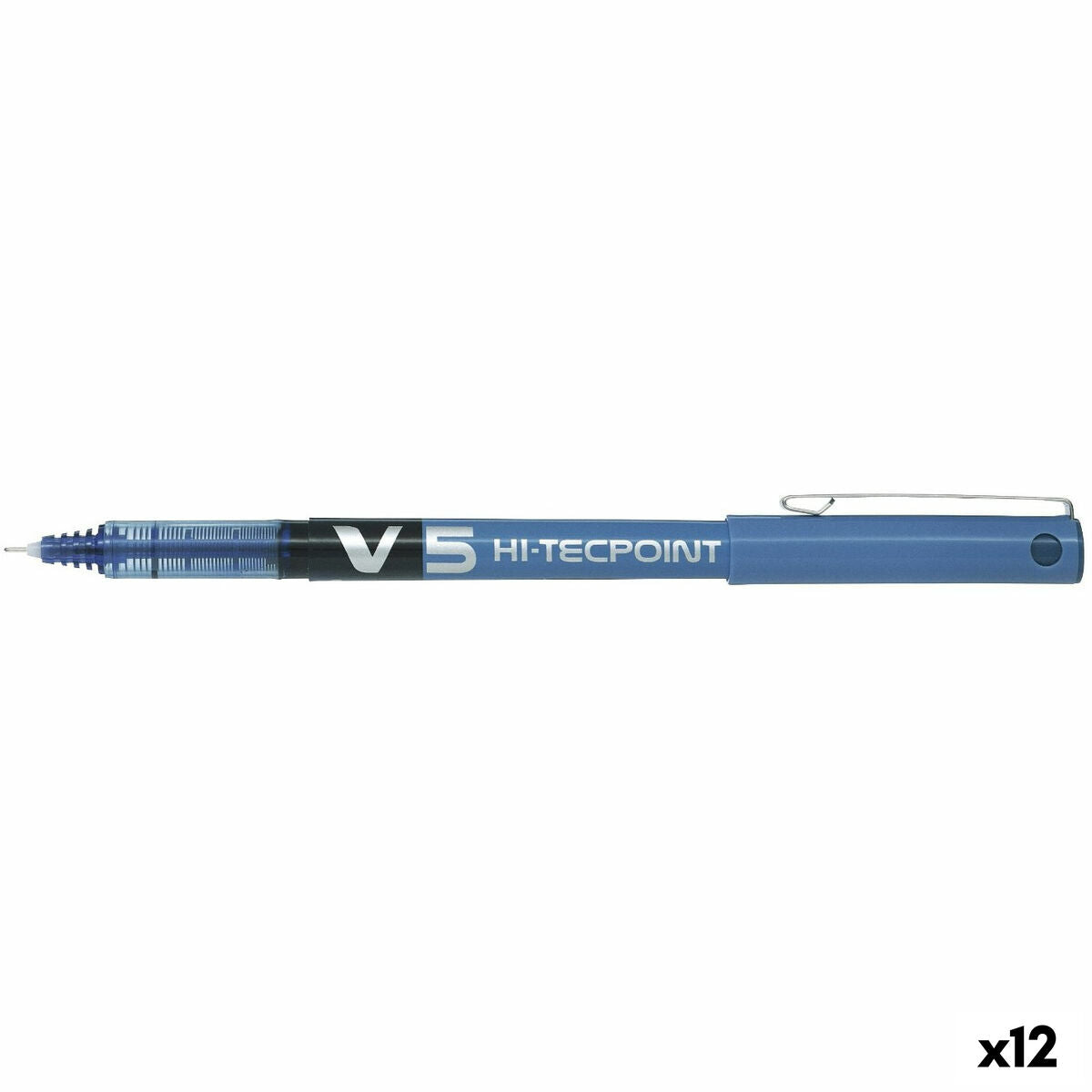 Penna för flytande bläck Pilot V-5 Blå 0,3 mm (12 antal)-Kontor och Kontorsmaterial, Kulspetspennor, pennor och skrivverktyg-Pilot-peaceofhome.se