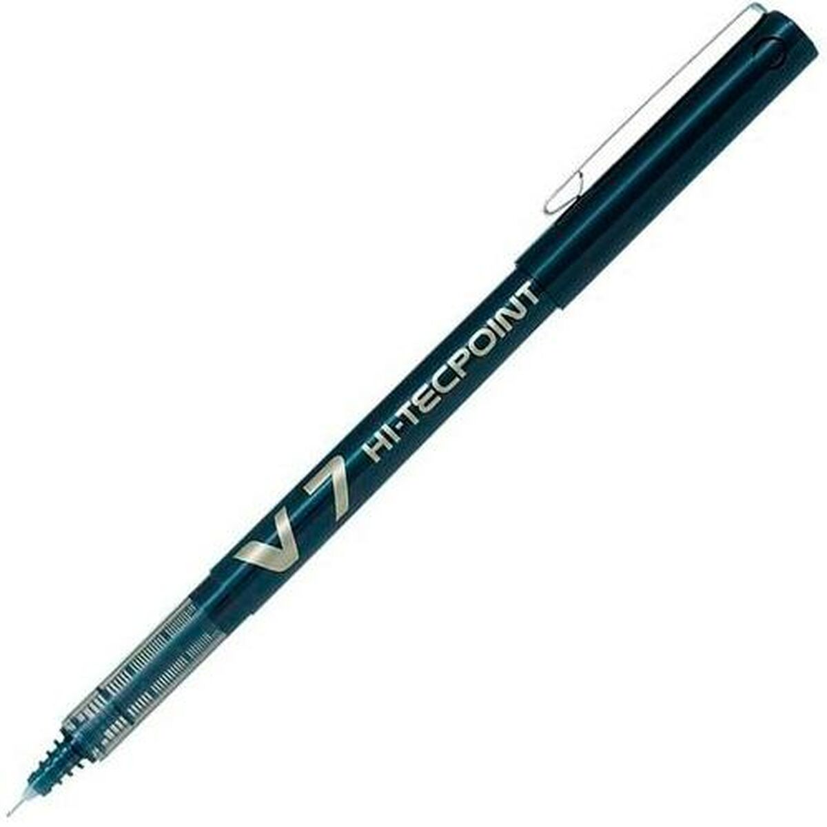 Penna för flytande bläck Pilot V-7 Hi-Tecpoint Svart 0,5 mm (12 antal)-Kontor och Kontorsmaterial, Kulspetspennor, pennor och skrivverktyg-Pilot-peaceofhome.se