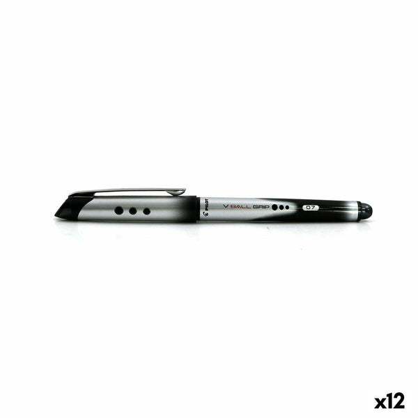 Penna för flytande bläck Pilot V Ball Grip 0,7 mm Svart (12 antal)-Kontor och Kontorsmaterial, Kulspetspennor, pennor och skrivverktyg-Pilot-peaceofhome.se