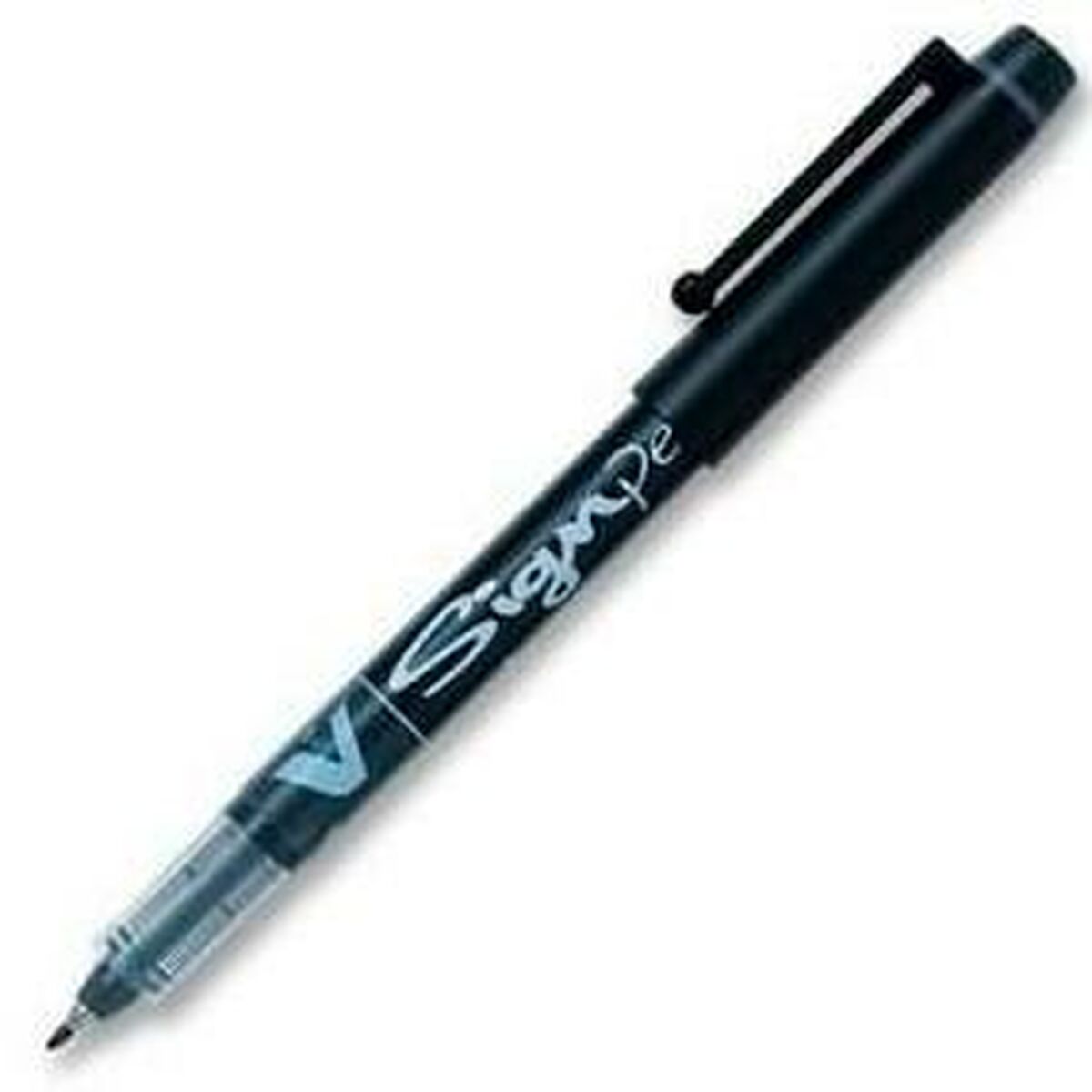 Penna för flytande bläck Pilot V-Sign Svart 0,6 mm (12 antal)-Kontor och Kontorsmaterial, Kulspetspennor, pennor och skrivverktyg-Pilot-peaceofhome.se