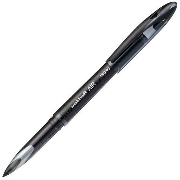 Penna för flytande bläck Uni-Ball Air Micro UBA-188-M Svart 0,5 mm (12 Delar)-Kontor och Kontorsmaterial, Kulspetspennor, pennor och skrivverktyg-Uni-Ball-peaceofhome.se