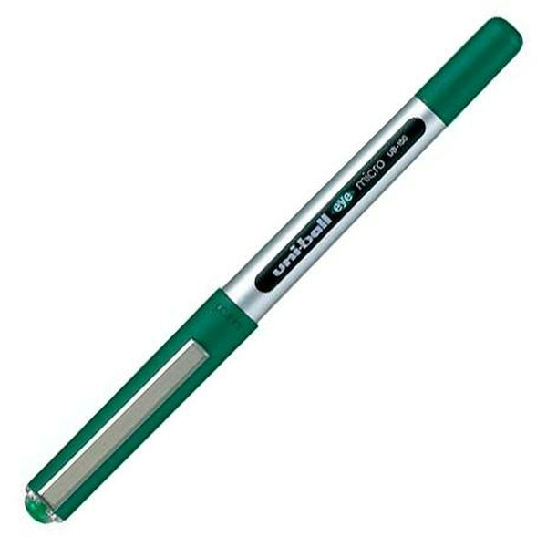 Penna för flytande bläck Uni-Ball Eye Micro UB-150 Grön 0,5 mm (12 Delar)-Kontor och Kontorsmaterial, Kulspetspennor, pennor och skrivverktyg-Uni-Ball-peaceofhome.se