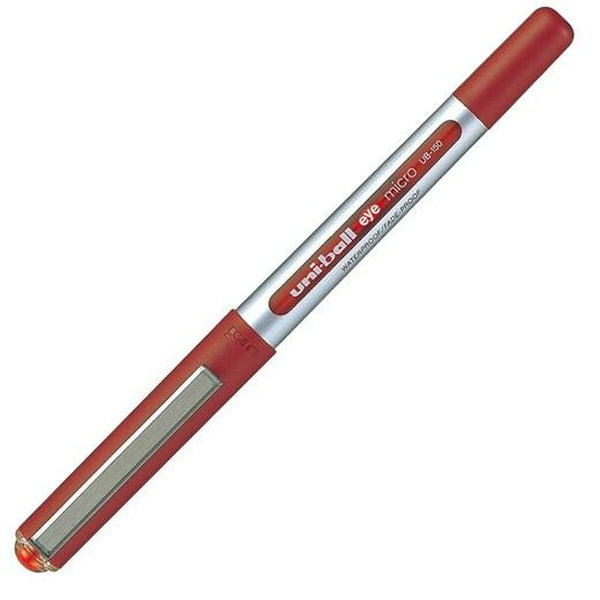 Penna för flytande bläck Uni-Ball Eye Micro UB-150 Röd 0,5 mm (12 Delar)-Kontor och Kontorsmaterial, Kulspetspennor, pennor och skrivverktyg-Uni-Ball-peaceofhome.se