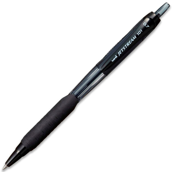 Penna för flytande bläck Uni-Ball Jetstream SXN-101 0,7 mm Svart (12 antal)-Kontor och Kontorsmaterial, Kulspetspennor, pennor och skrivverktyg-Uni-Ball-peaceofhome.se