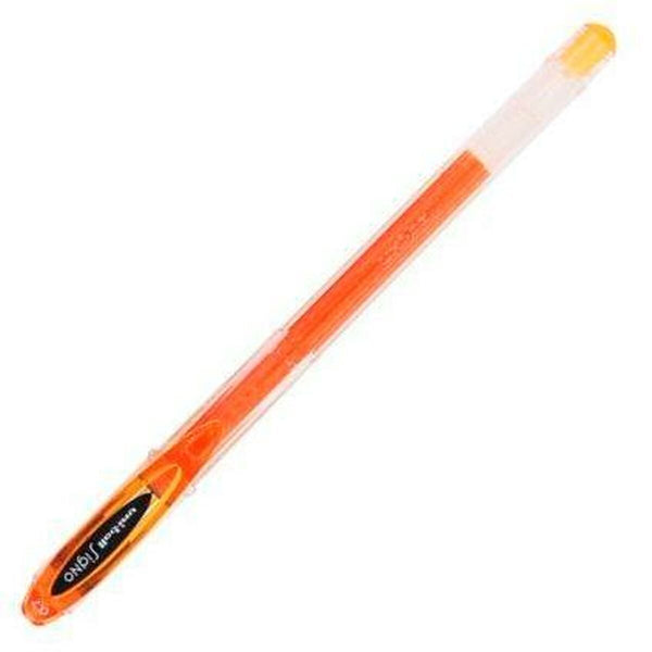 Penna för flytande bläck Uni-Ball Rollerball Signo Basicos UM-120 Orange 0,5 mm (12 Delar)-Kontor och Kontorsmaterial, Kulspetspennor, pennor och skrivverktyg-Uni-Ball-peaceofhome.se