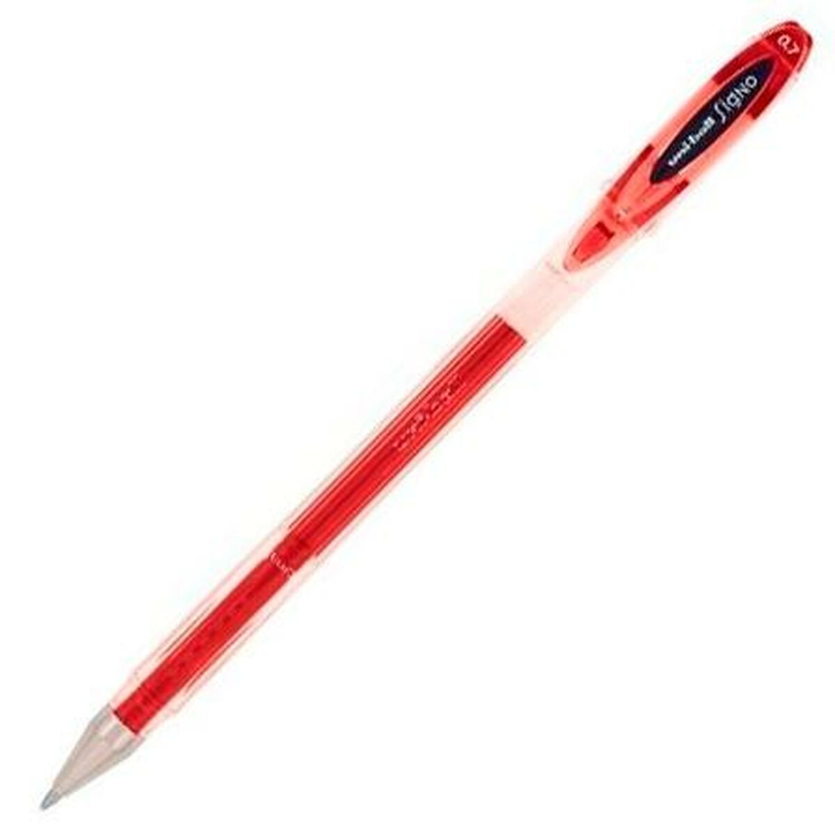 Penna för flytande bläck Uni-Ball Rollerball Signo Basicos UM-120 Röd 0,5 mm (12 Delar)-Kontor och Kontorsmaterial, Kulspetspennor, pennor och skrivverktyg-Uni-Ball-peaceofhome.se