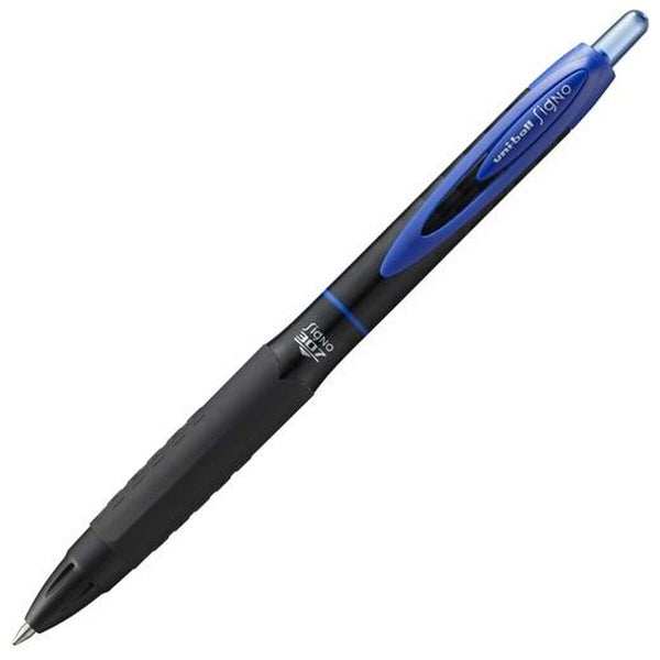 Penna för flytande bläck Uni-Ball Rollerball Signo UMN-207F Blå 0,4 mm (12 Delar)-Kontor och Kontorsmaterial, Kulspetspennor, pennor och skrivverktyg-Uni-Ball-peaceofhome.se