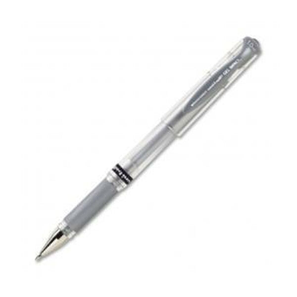 Penna för flytande bläck Uni-Ball Signo Broad UM-153 W Silvrig 0,6 mm (12 Delar)-Kontor och Kontorsmaterial, Kulspetspennor, pennor och skrivverktyg-Uni-Ball-peaceofhome.se
