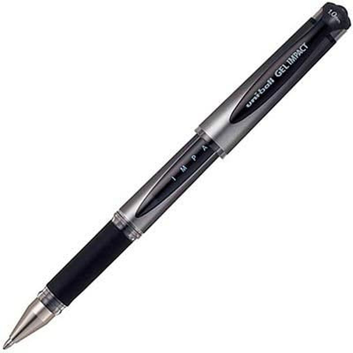 Penna för flytande bläck Uni-Ball Signo Broad UM-153 W Svart 0,6 mm (12 Delar)-Kontor och Kontorsmaterial, Kulspetspennor, pennor och skrivverktyg-Uni-Ball-peaceofhome.se