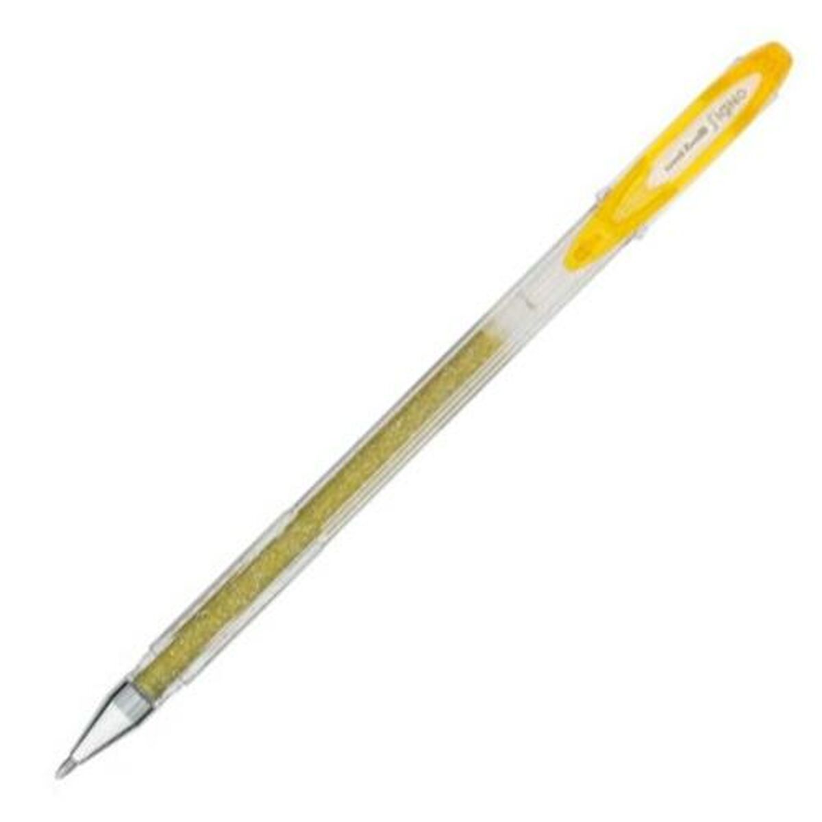 Penna för flytande bläck Uni-Ball Sparkling UM-120SP Gyllene 0,5 mm (12 Delar)-Kontor och Kontorsmaterial, Kulspetspennor, pennor och skrivverktyg-Uni-Ball-peaceofhome.se