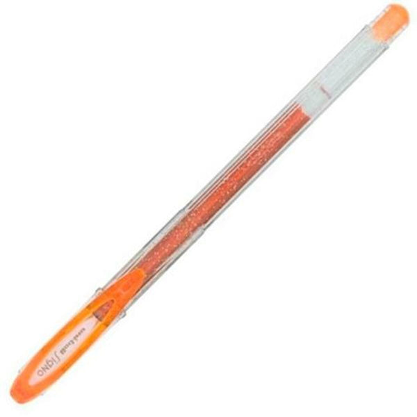 Penna för flytande bläck Uni-Ball Sparkling UM-120SP Orange 0,5 mm (12 Delar)-Kontor och Kontorsmaterial, Kulspetspennor, pennor och skrivverktyg-Uni-Ball-peaceofhome.se