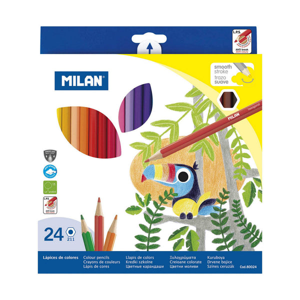Pennor Milan 24 Delar Multicolour-Kontor och Kontorsmaterial, konst och hantverk-Milan-peaceofhome.se