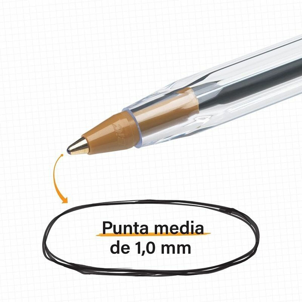 Pennset Bic Cristal Original 516355-Kontor och Kontorsmaterial, Kulspetspennor, pennor och skrivverktyg-Bic-peaceofhome.se