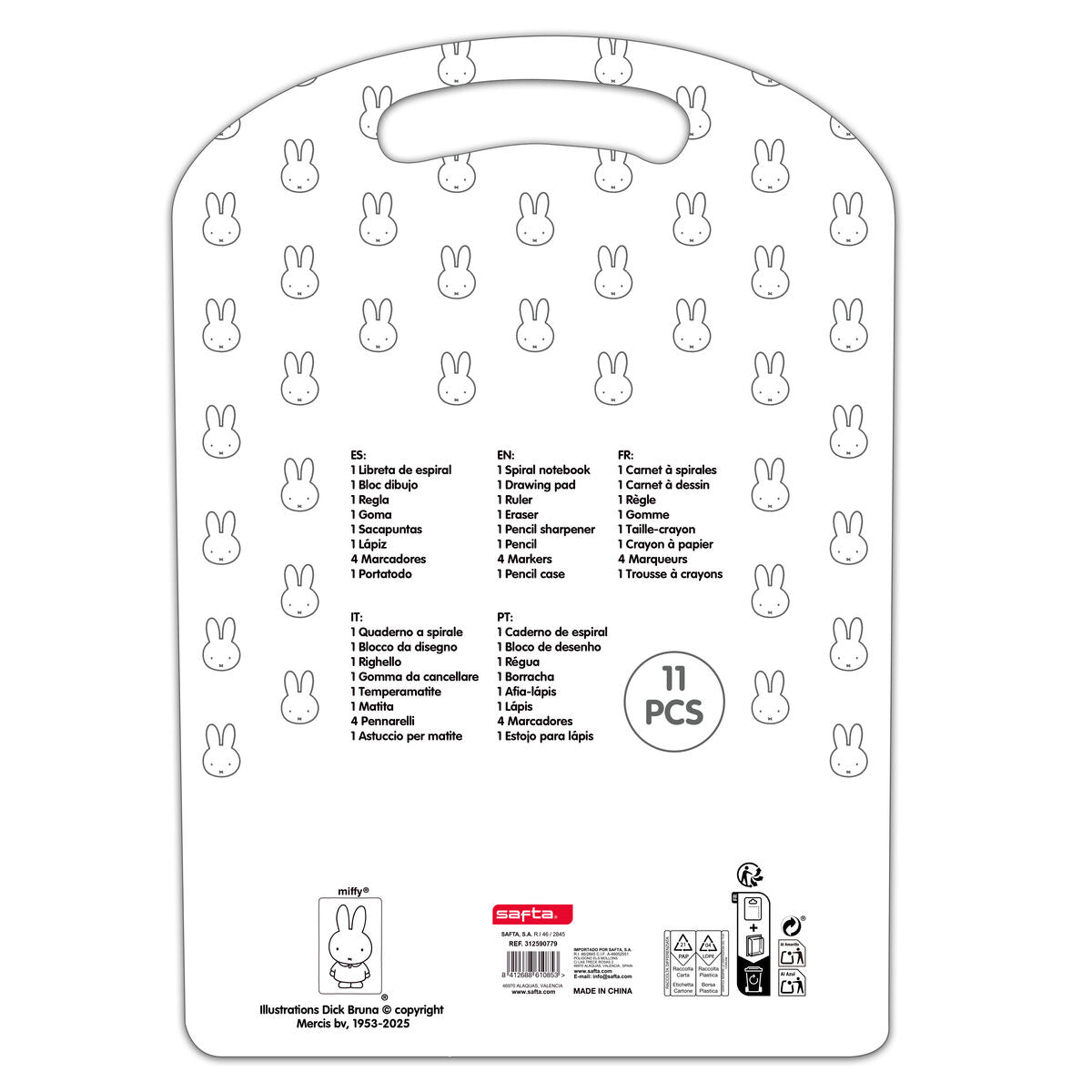 Pennset Miffy Buddy-Kontor och Kontorsmaterial, Kulspetspennor, pennor och skrivverktyg-Miffy-peaceofhome.se