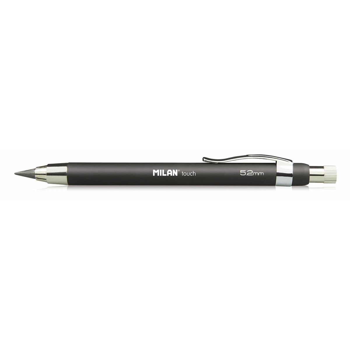 Pennset Milan Touch Svart 5,2 mm (6 antal)-Kontor och Kontorsmaterial, Kulspetspennor, pennor och skrivverktyg-Milan-peaceofhome.se