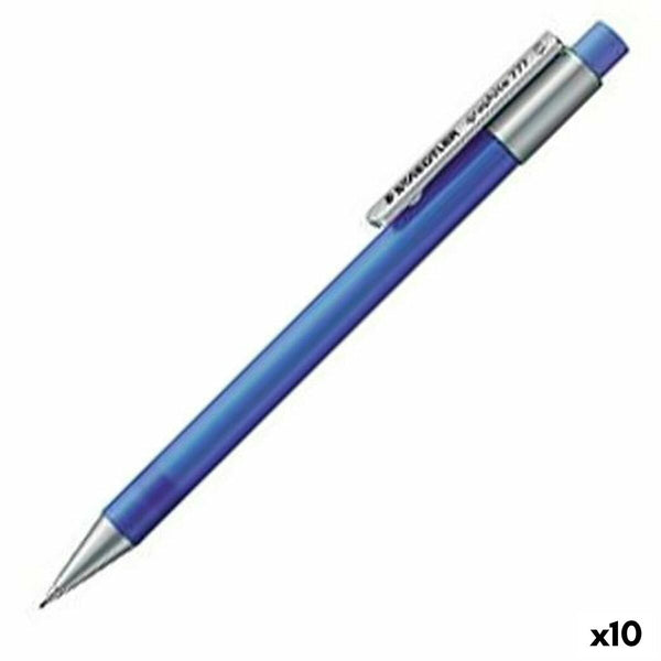 Pennset Staedtler Graphite 777 Blå 0,5 mm (10 antal)-Kontor och Kontorsmaterial, Kulspetspennor, pennor och skrivverktyg-Staedtler-peaceofhome.se