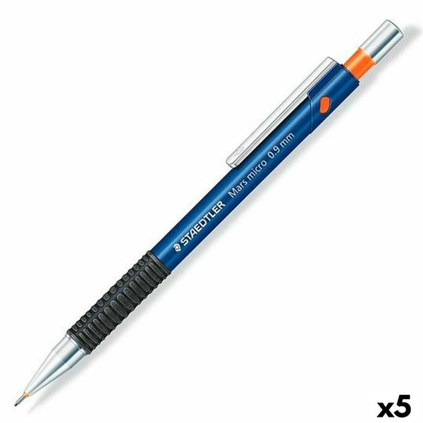 Pennset Staedtler Mars Micro Blå 0,5 mm (5 antal) (10 antal)-Kontor och Kontorsmaterial, Kulspetspennor, pennor och skrivverktyg-Staedtler-peaceofhome.se