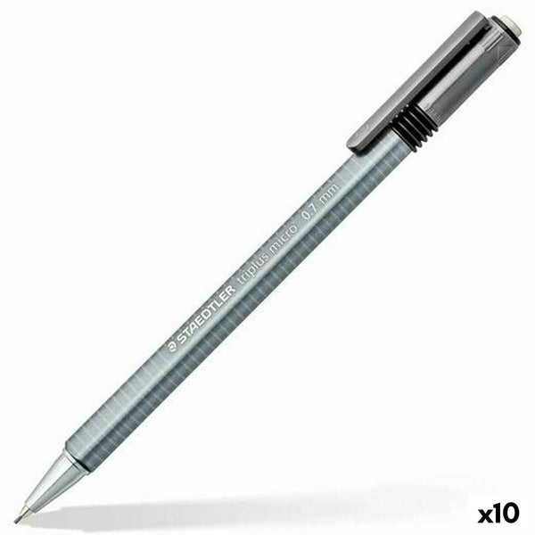 Pennset Staedtler Triplus Micro 774 Grå 0,7 mm (10 antal)-Kontor och Kontorsmaterial, Kulspetspennor, pennor och skrivverktyg-Staedtler-peaceofhome.se