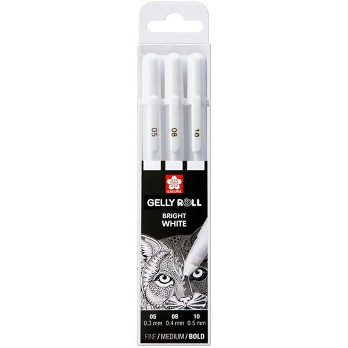 Pennset Talens GELLY Vit (6 antal)-Kontor och Kontorsmaterial, Kulspetspennor, pennor och skrivverktyg-Talens-peaceofhome.se