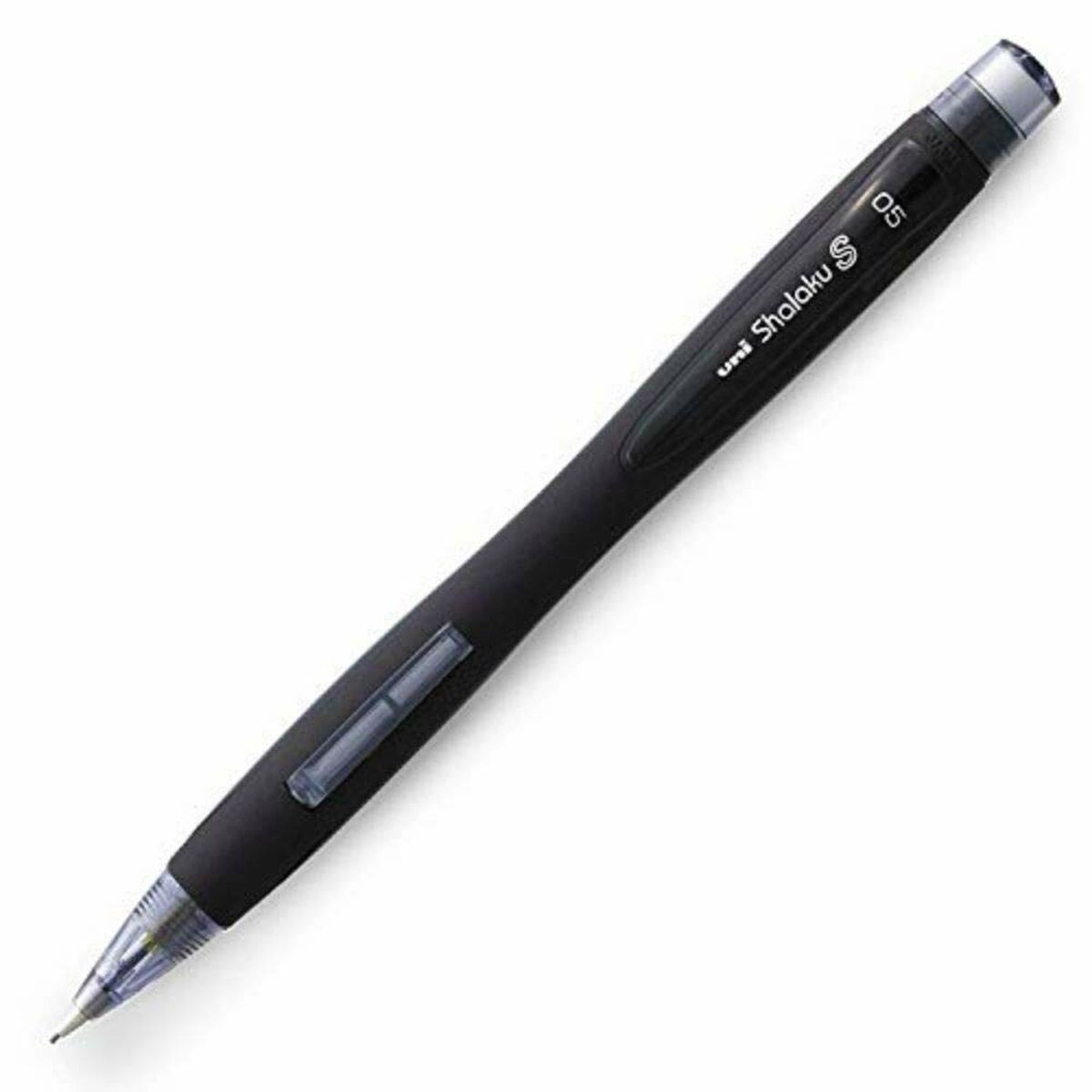 Pennset Uni-Ball SHALAKU S Svart 0,5 mm (12 antal)-Kontor och Kontorsmaterial, Kulspetspennor, pennor och skrivverktyg-Uni-Ball-peaceofhome.se