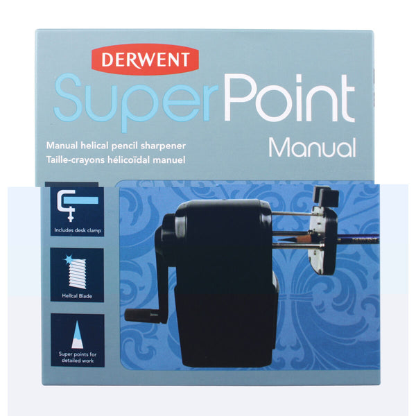 Pennvässare DERWENT Super Point Svart Metall-Kontor och Kontorsmaterial, Kulspetspennor, pennor och skrivverktyg-DERWENT-peaceofhome.se