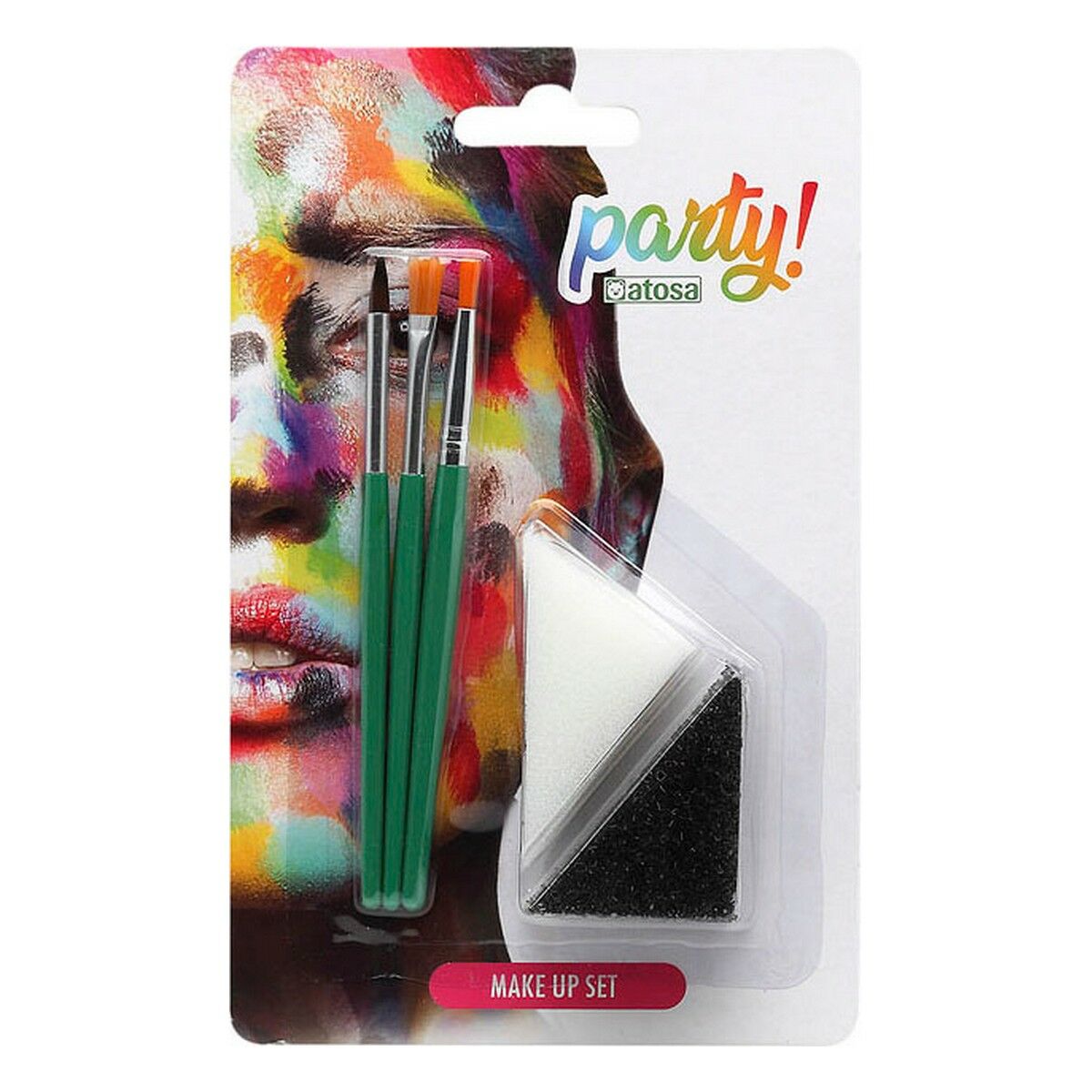 Penslar Set Smink Badsvamp-Leksaker och spel, Fancy klänning och accessoarer-BigBuy Carnival-peaceofhome.se