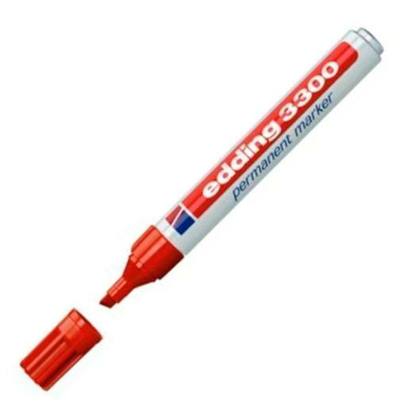 Permanent markörpenna Edding 3000-02 Röd Rojo/Blanco-Kontor och Kontorsmaterial, Kulspetspennor, pennor och skrivverktyg-Edding-peaceofhome.se