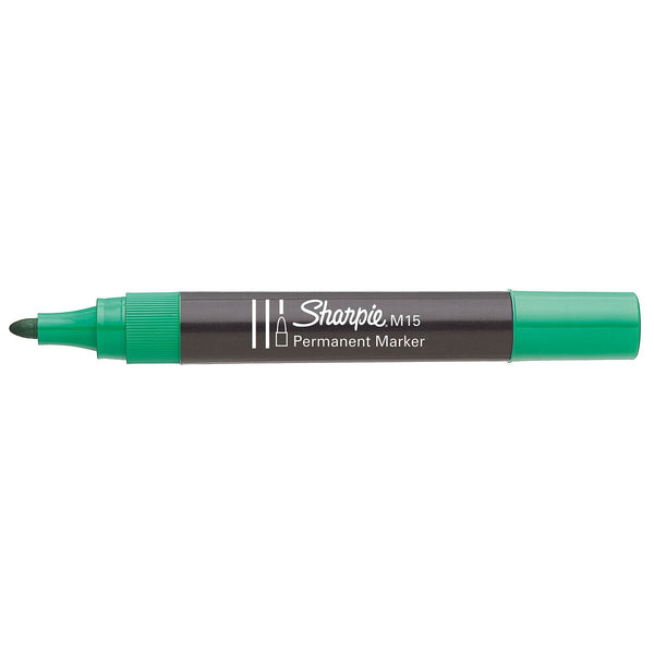 Permanent markörpenna Sharpie M15 Grön 12 Delar-Kontor och Kontorsmaterial, Kulspetspennor, pennor och skrivverktyg-Sharpie-peaceofhome.se