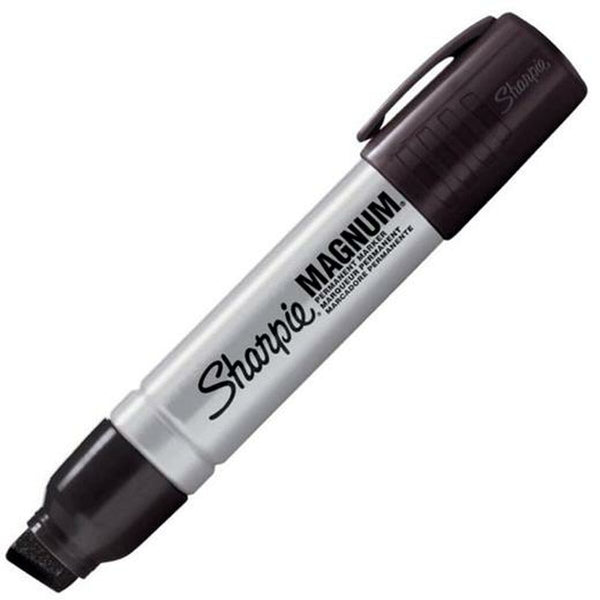 Permanent markörpenna Sharpie Magnum Pro 14,8 mm Svart 12 antal-Kontor och Kontorsmaterial, Kulspetspennor, pennor och skrivverktyg-Sharpie-peaceofhome.se