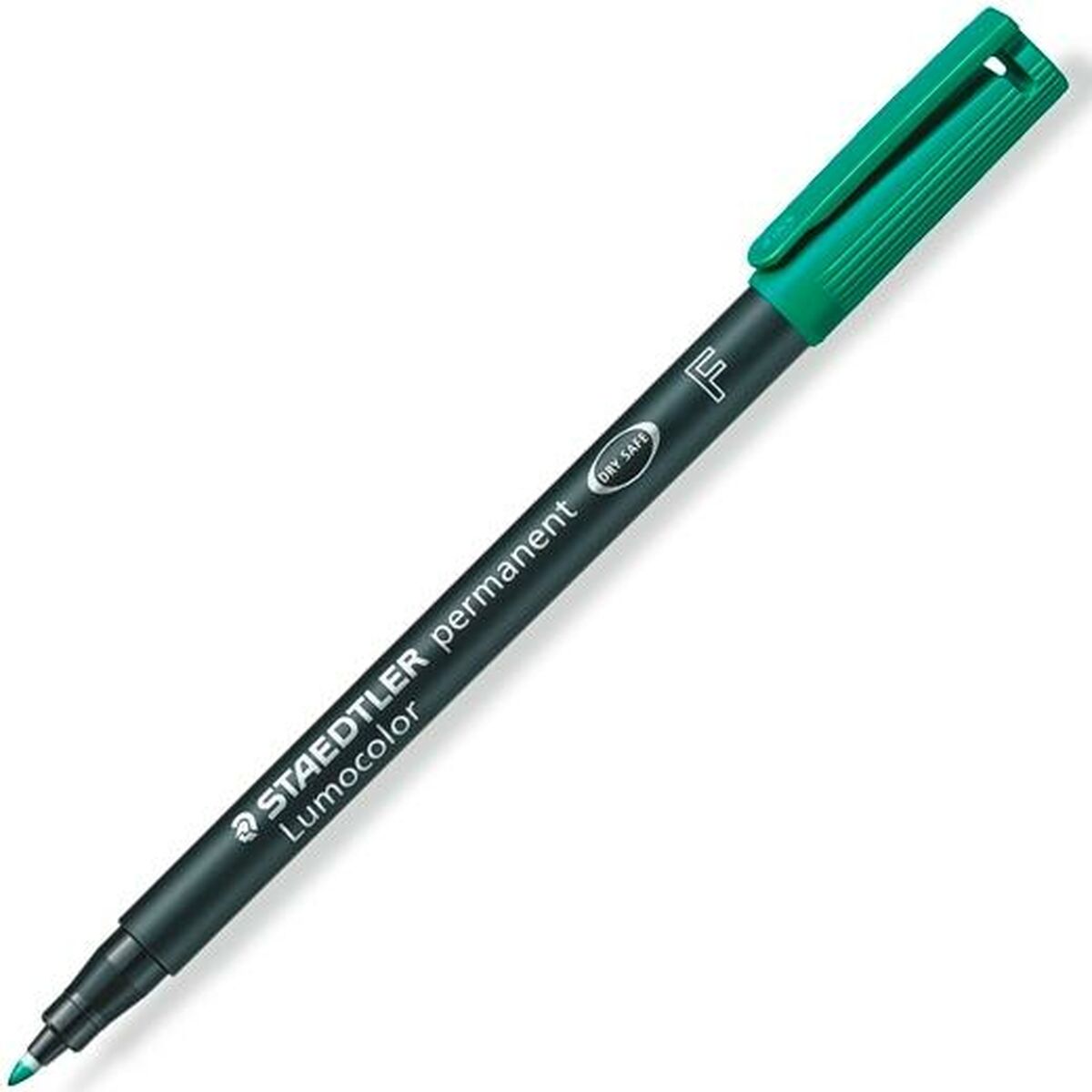 Permanent markörpenna Staedtler Lumocolor 318 F Grön (10 antal)-Kontor och Kontorsmaterial, Kulspetspennor, pennor och skrivverktyg-Staedtler-peaceofhome.se