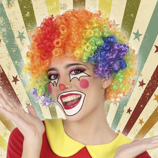 Peruk Clown Multicolour-Leksaker och spel, Fancy klänning och accessoarer-BigBuy Carnival-peaceofhome.se