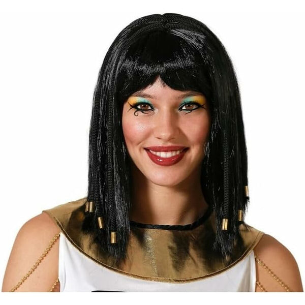 Peruk Egyptisk kvinna Svart-Leksaker och spel, Fancy klänning och accessoarer-BigBuy Carnival-peaceofhome.se