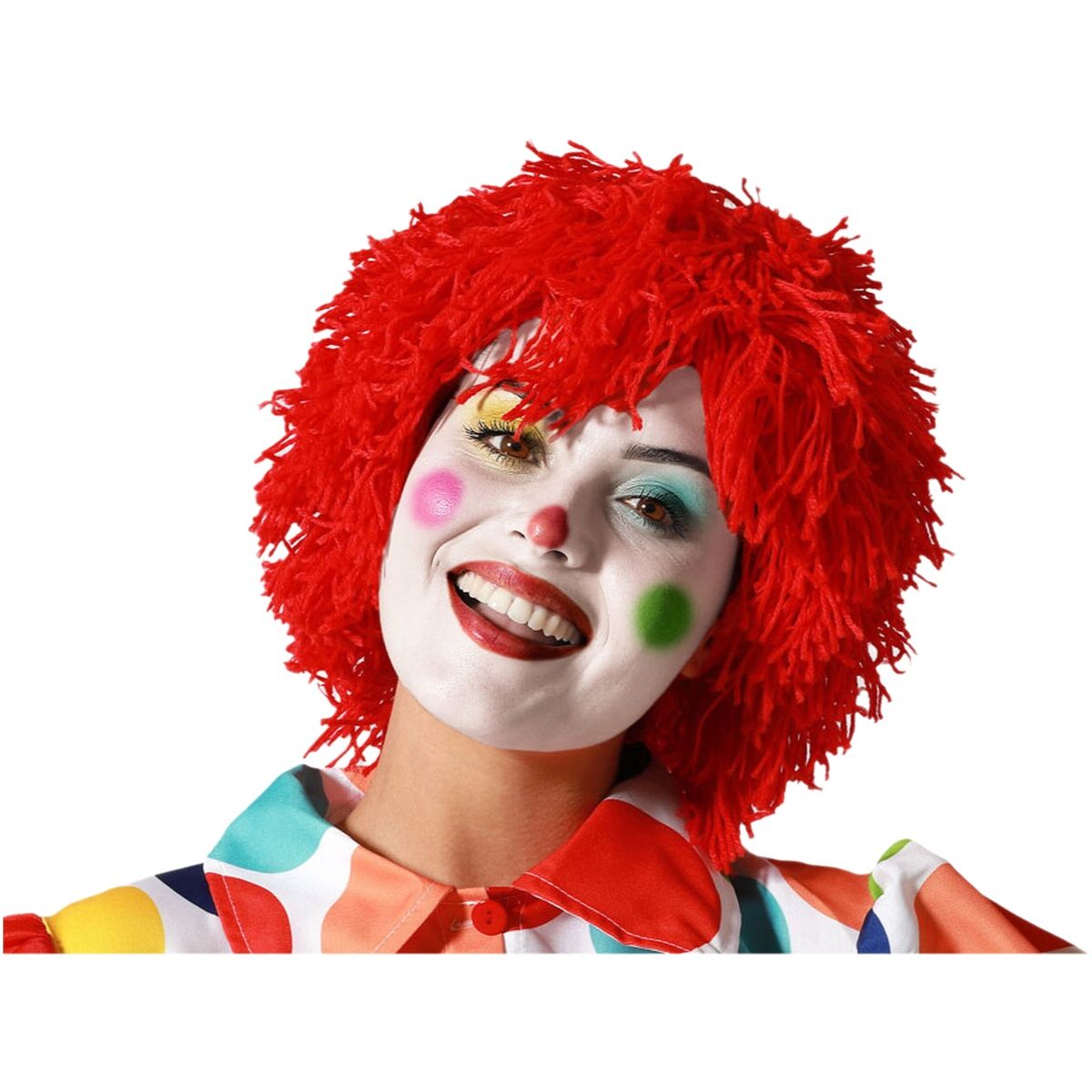 Peruk Röd-Leksaker och spel, Fancy klänning och accessoarer-BigBuy Carnival-peaceofhome.se