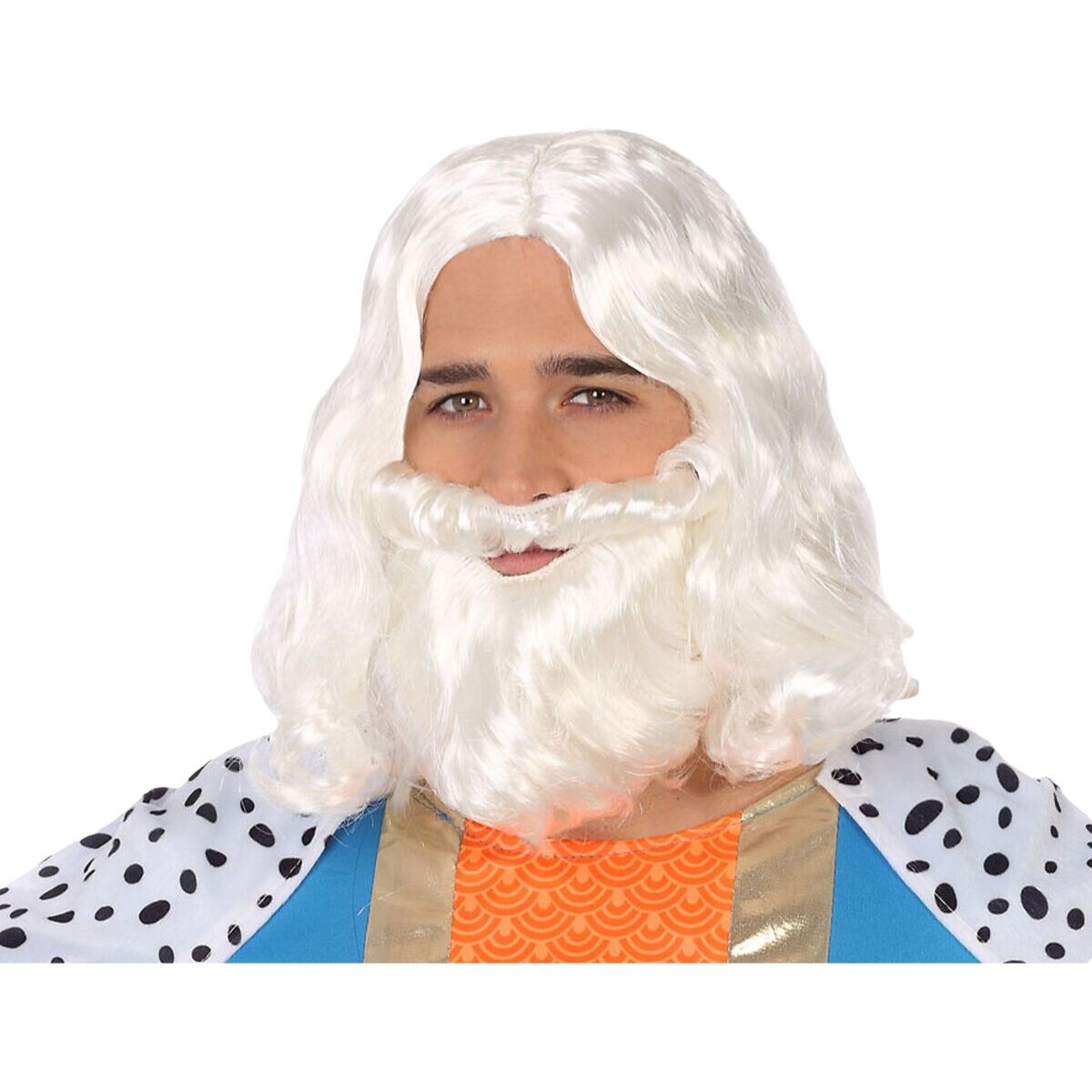 Peruk Vit-Leksaker och spel, Fancy klänning och accessoarer-BigBuy Carnival-peaceofhome.se