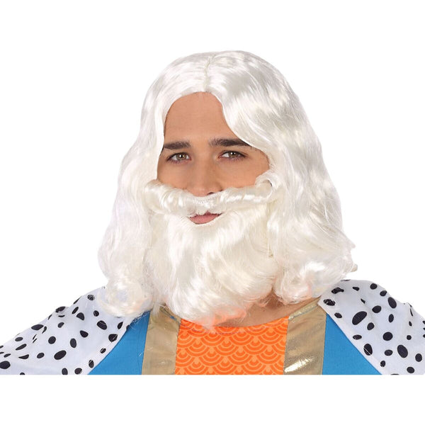 Peruk Vit-Leksaker och spel, Fancy klänning och accessoarer-BigBuy Carnival-peaceofhome.se