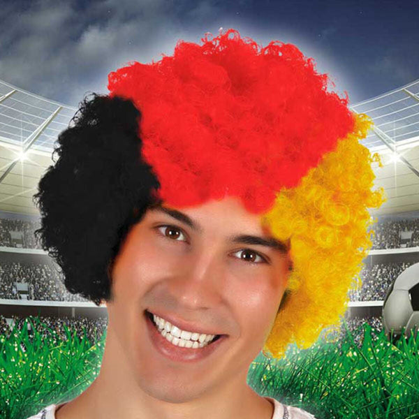 Peruk med lockigt hår Afro Tyskland-Leksaker och spel, Fancy klänning och accessoarer-BigBuy Carnival-peaceofhome.se