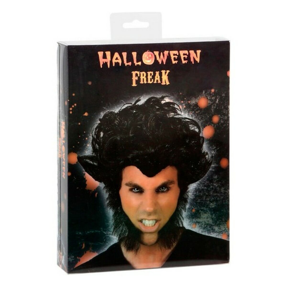 Peruk till Halloween 29625 Mörk-Leksaker och spel, Fancy klänning och accessoarer-BigBuy Carnival-peaceofhome.se