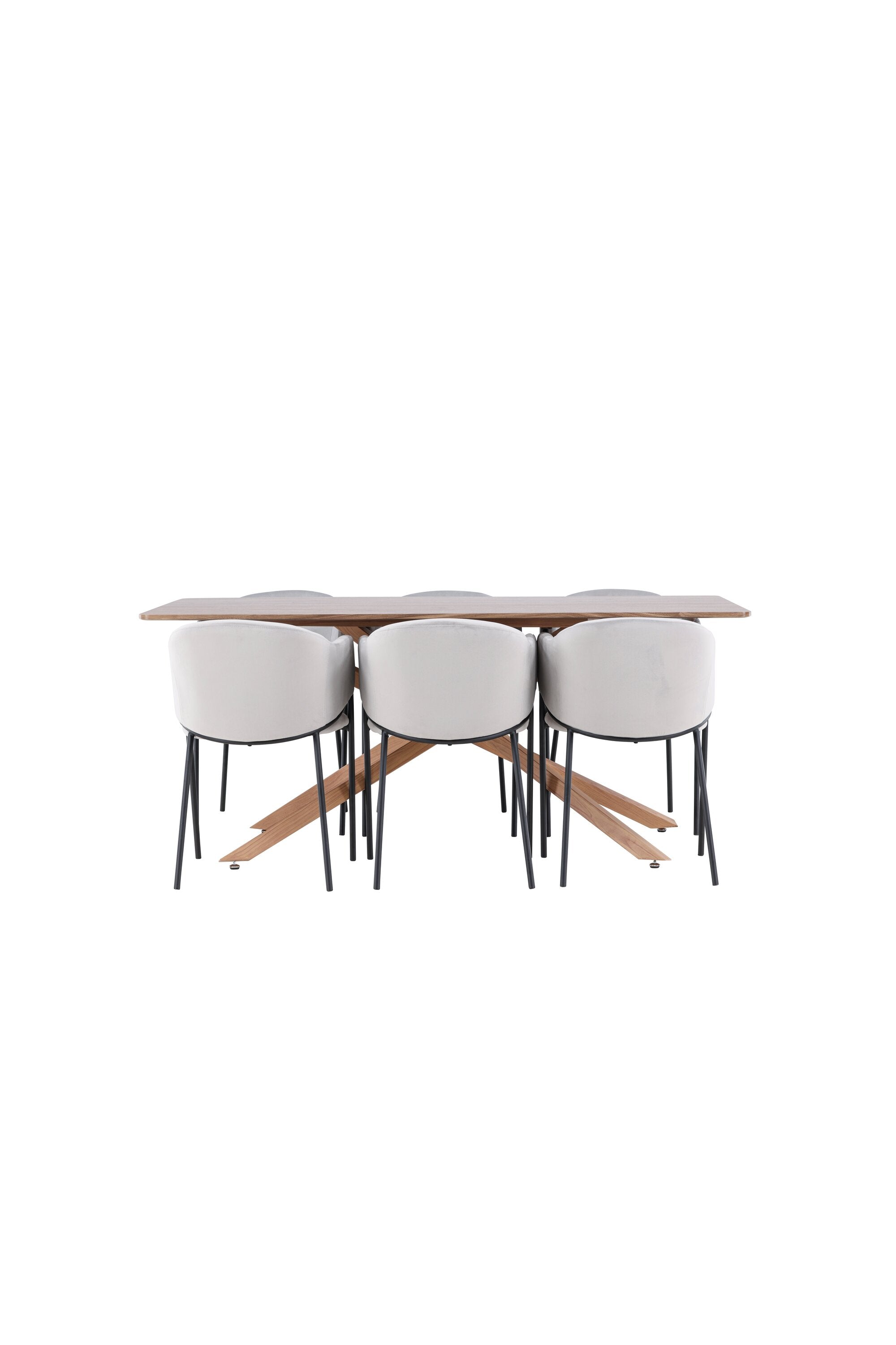 Piazza Matbord med Evelina Matstol-GR Dining Set-Venture Home-peaceofhome.se