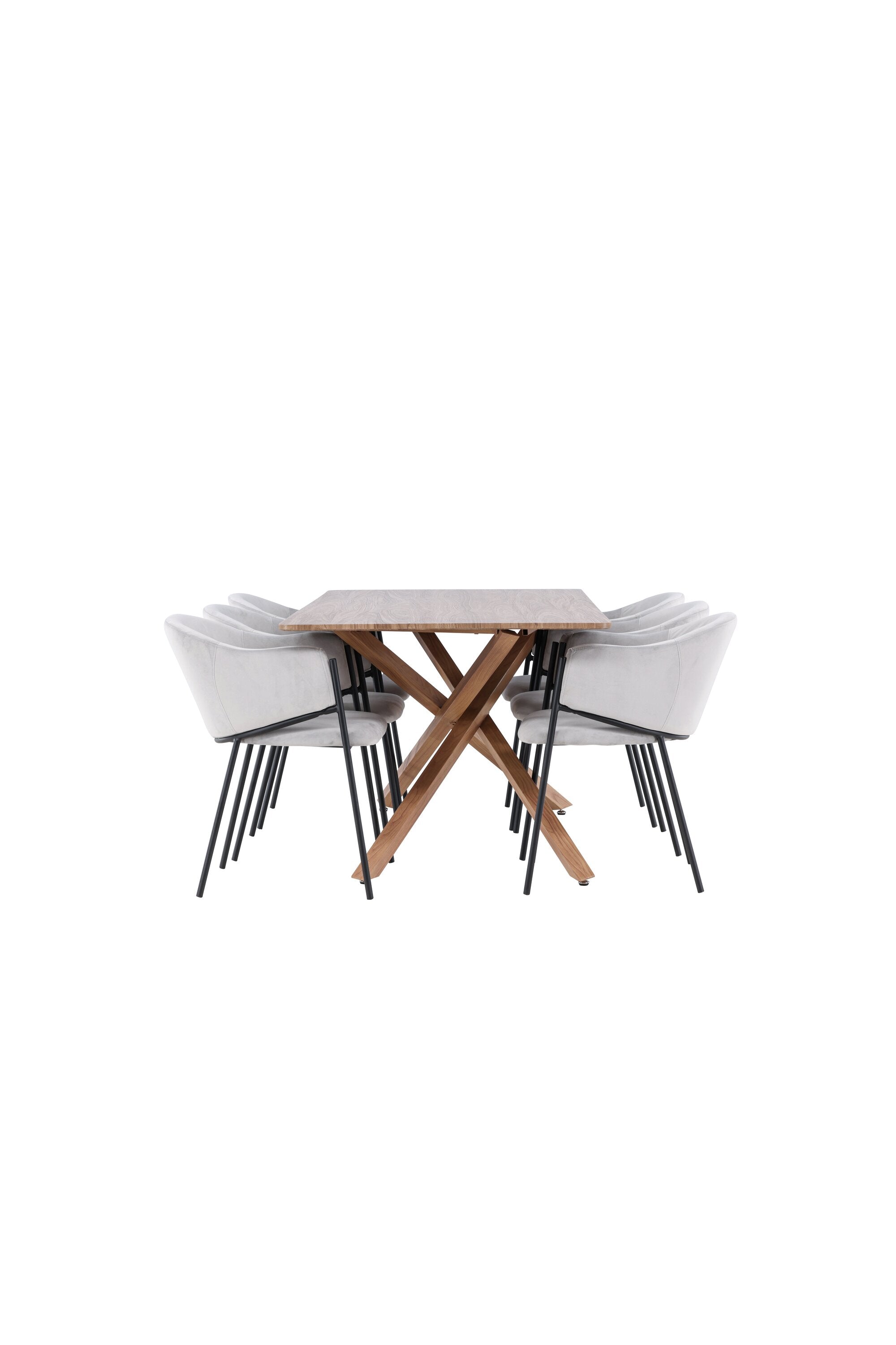 Piazza Matbord med Evelina Matstol-GR Dining Set-Venture Home-peaceofhome.se