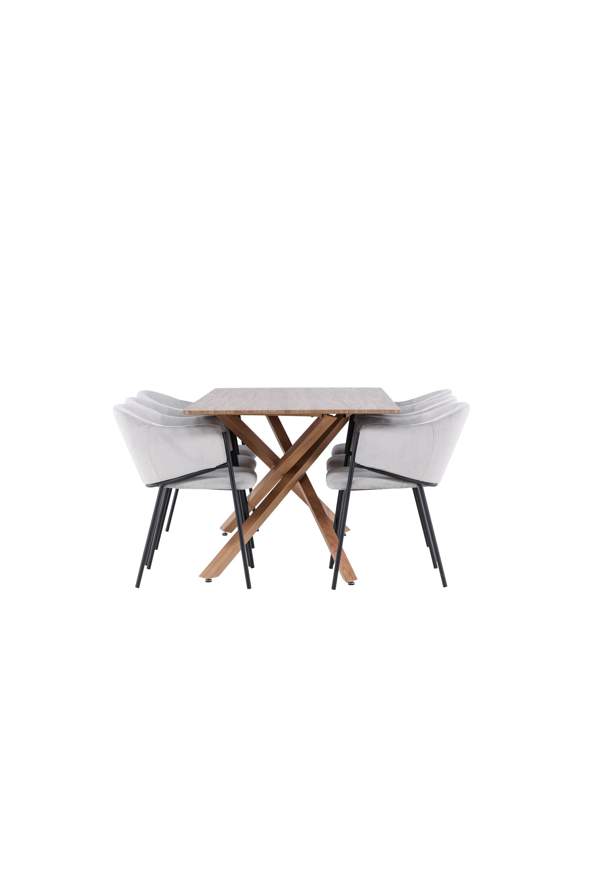 Piazza Matbord med Evelina Matstol-GR Dining Set-Venture Home-peaceofhome.se