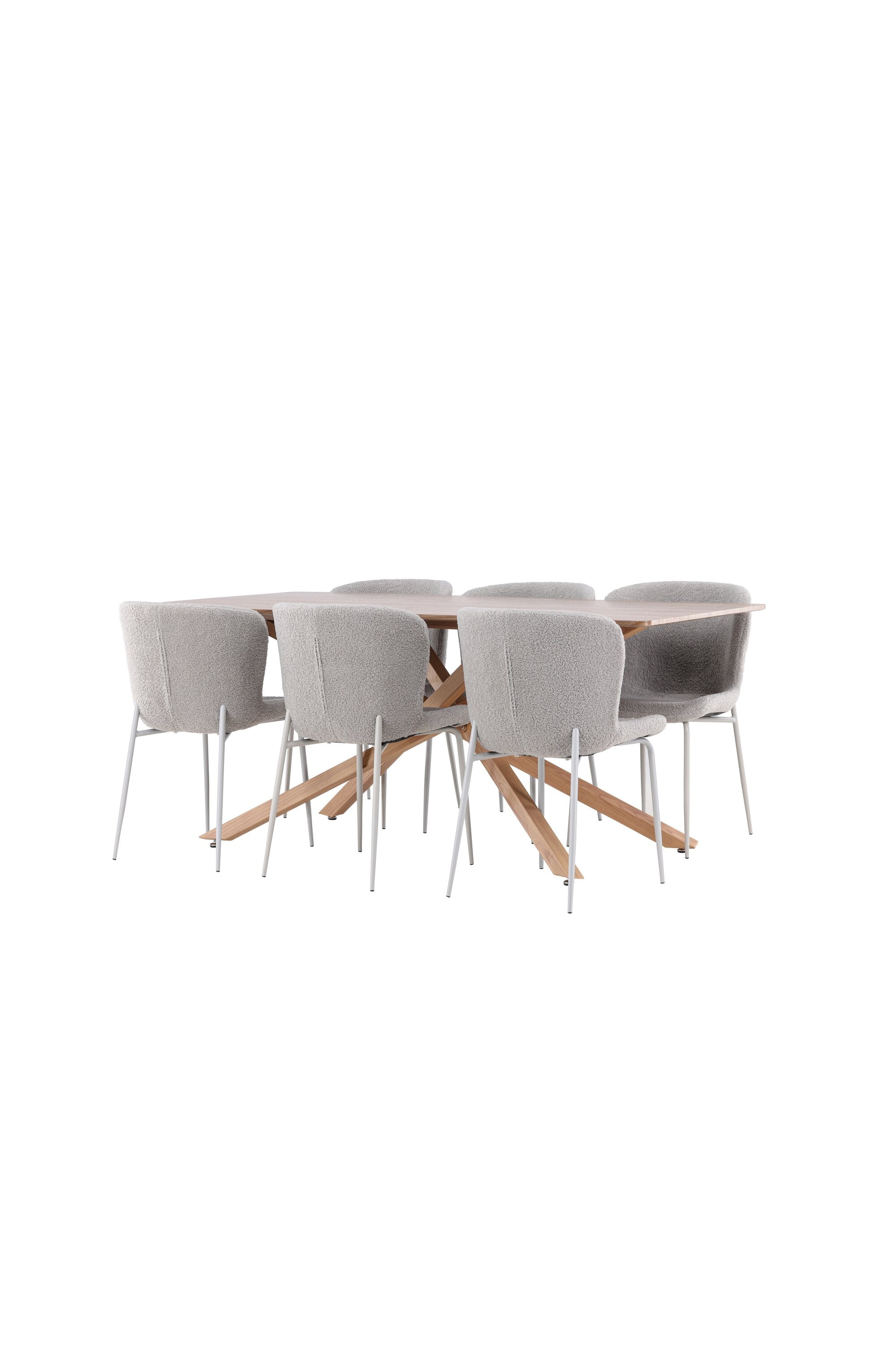 Piazza Matbord med Modesto Matstol-GR Dining Set-Venture Home-peaceofhome.se