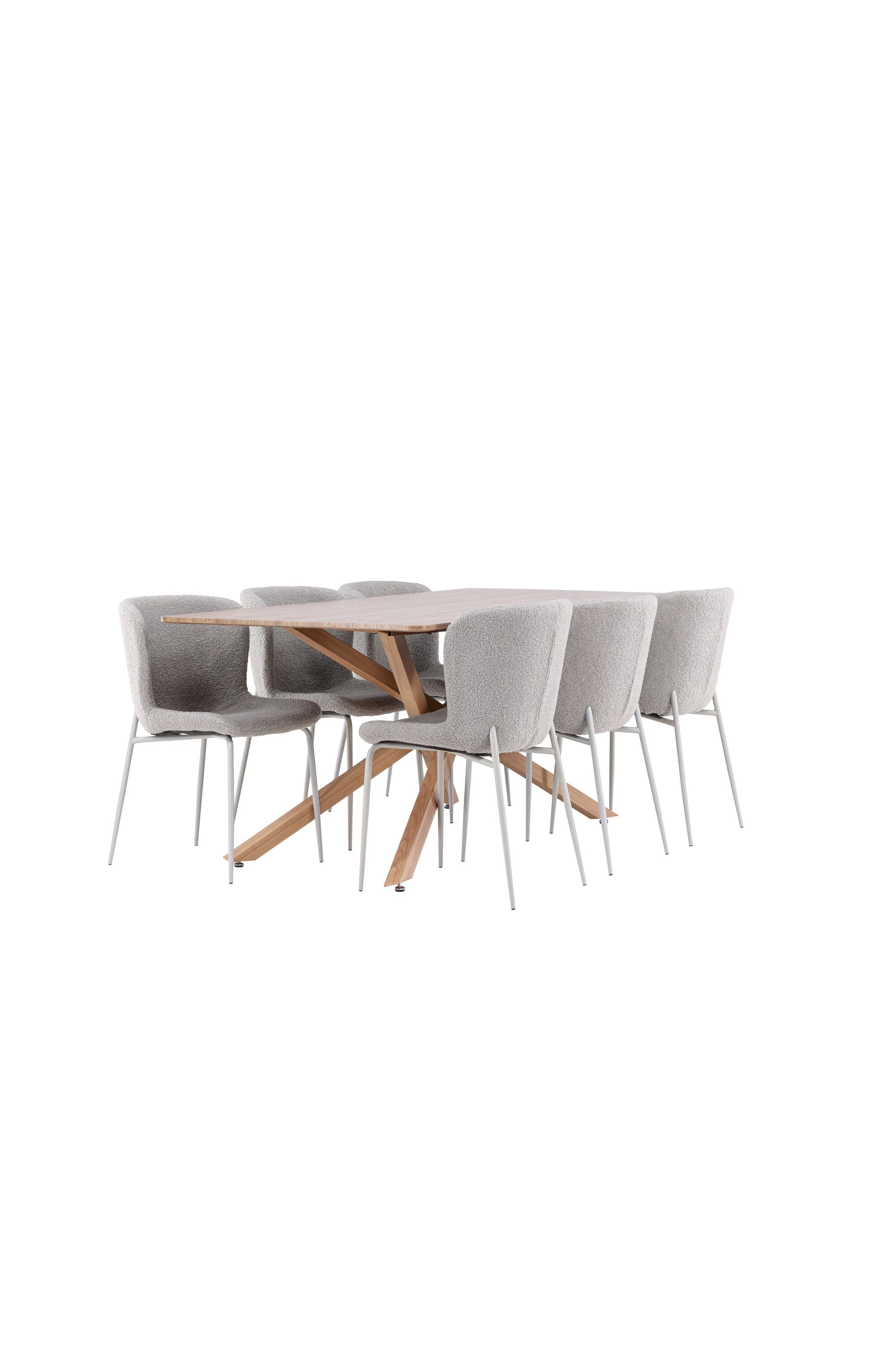 Piazza Matbord med Modesto Matstol-GR Dining Set-Venture Home-peaceofhome.se