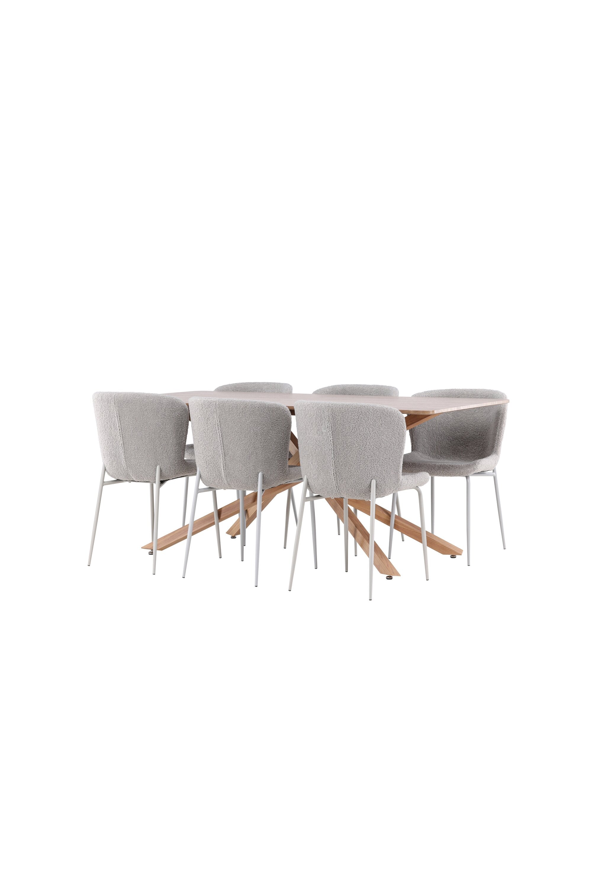 Piazza Matbord med Modesto Matstol-GR Dining Set-Venture Home-peaceofhome.se